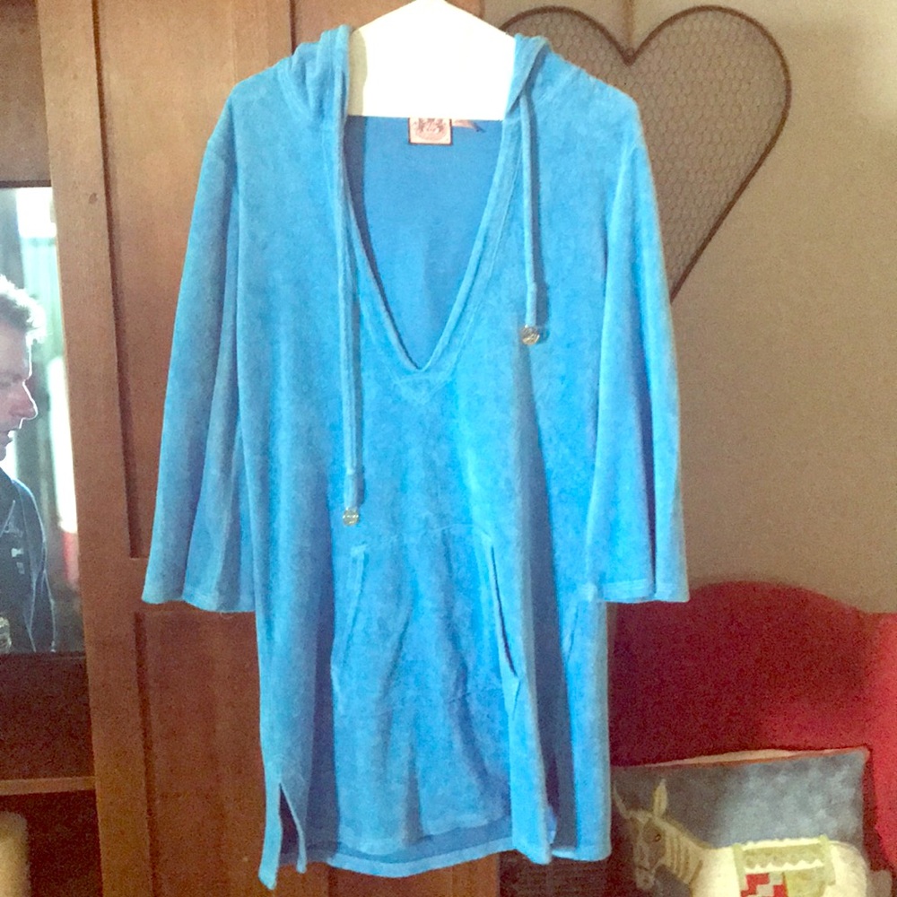 Juicy couture bathing suit cover-up size medium